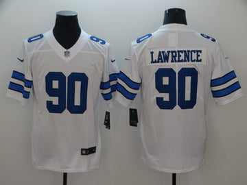 Demarcus Lawrencs Dallas Cowboys white Vapor jersey