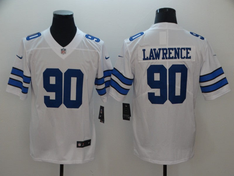 Demarcus Lawrencs Dallas Cowboys white Vapor jersey