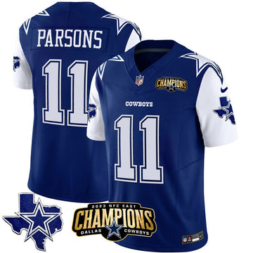 Micah Parsons Dallas Cowboys blue jersey