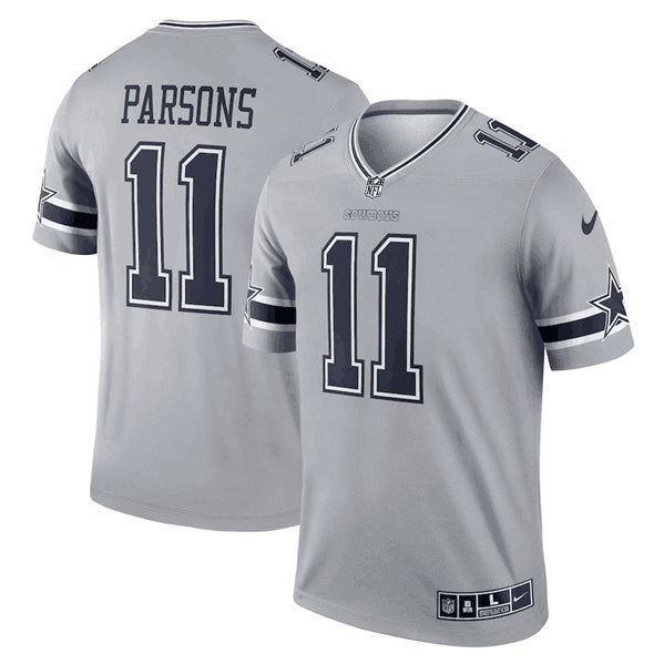 Micah Parsons Dallas Cowboys gray Game jersey