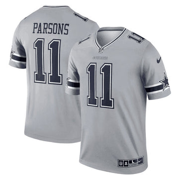 Micah Parsons Dallas Cowboys gray Game jersey