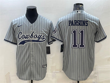 Micah Parsons Dallas Cowboys gray jersey