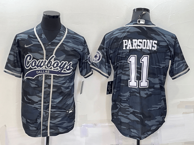 Micah Parsons Dallas Cowboys grey Camo jersey