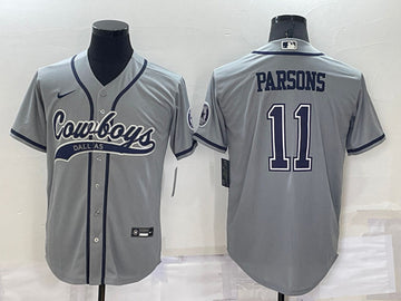 Micah Parsons Dallas Cowboys grey jersey