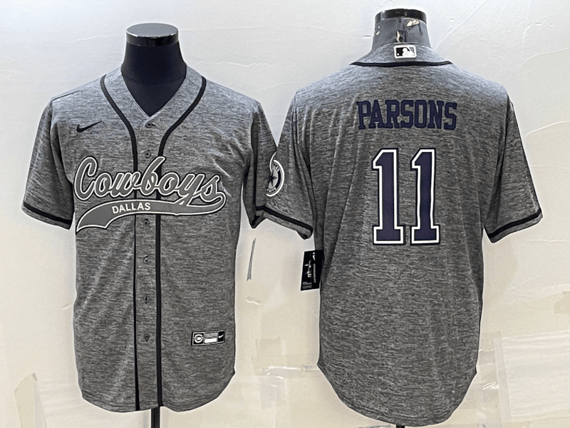 Micah Parsons Dallas Cowboys grey jersey