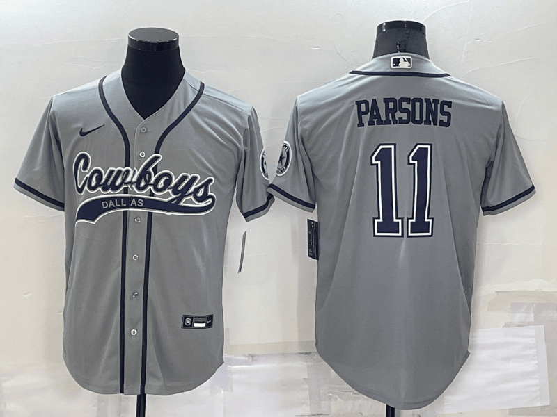 Micah Parsons Dallas Cowboys grey jersey