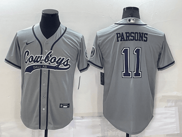Micah Parsons Dallas Cowboys grey jersey