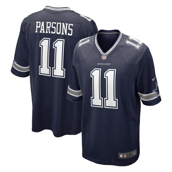 Micah Parsons Dallas Cowboys navy Game jersey