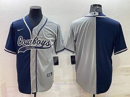 Micah Parsons Dallas Cowboys navy Split jersey