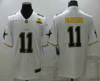 Micah Parsons Dallas Cowboys white Limited jersey