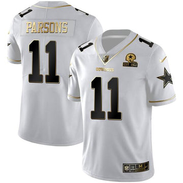 Micah Parsons Dallas Cowboys white Limited jersey