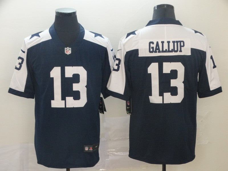 Michael Gallup Dallas Cowboys navy Vapor jersey