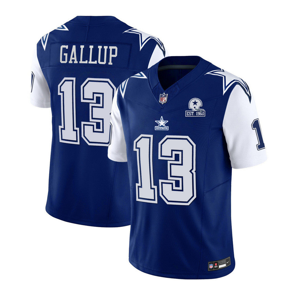 Michael Gallup Dallas Cowboys navy Vapor jersey