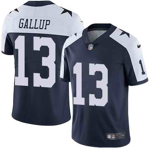 Michael Gallup Dallas Cowboys navy Vapor jersey