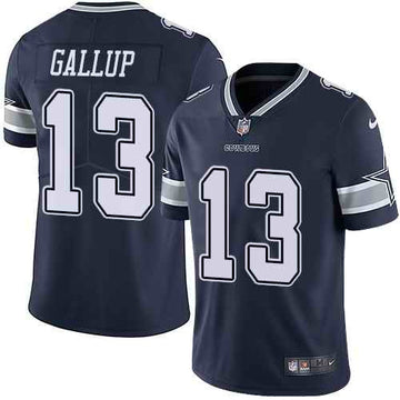 Michael Gallup Dallas Cowboys navy Vapor jersey