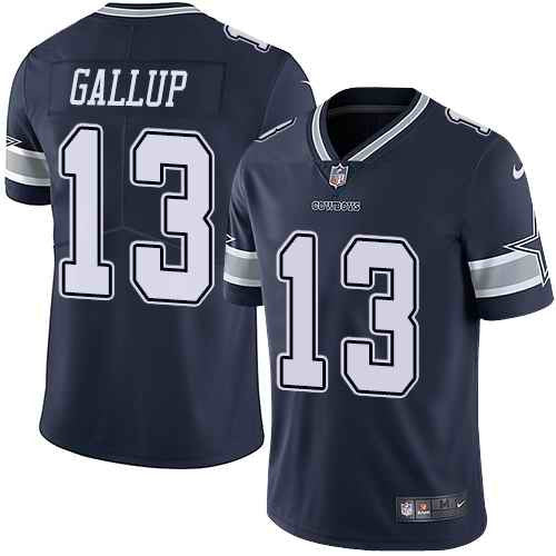 Michael Gallup Dallas Cowboys navy Vapor jersey
