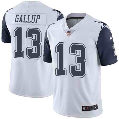 Michael Gallup Dallas Cowboys white Color Rush jersey
