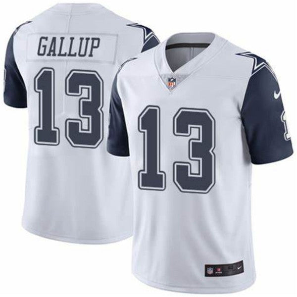 Dallas Cowboys white Color Rush jersey