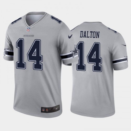 Andy Dalton Dallas Cowboys grey Inverted Legend jersey