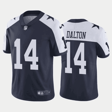 Andy Dalton Dallas Cowboys navy Vapor jersey