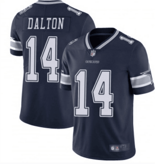 Andy Dalton Dallas Cowboys navy Vapor jersey