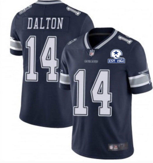 Andy Dalton Dallas Cowboys navy Limited jersey