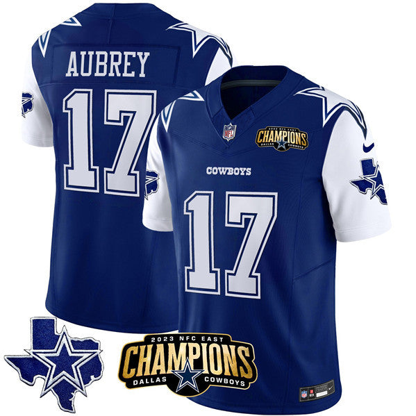 Brandon Aubrey Dallas Cowboys blue jersey