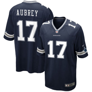 Brandon Aubrey Dallas Cowboys navy Game jersey