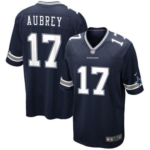 Brandon Aubrey Dallas Cowboys navy Game jersey