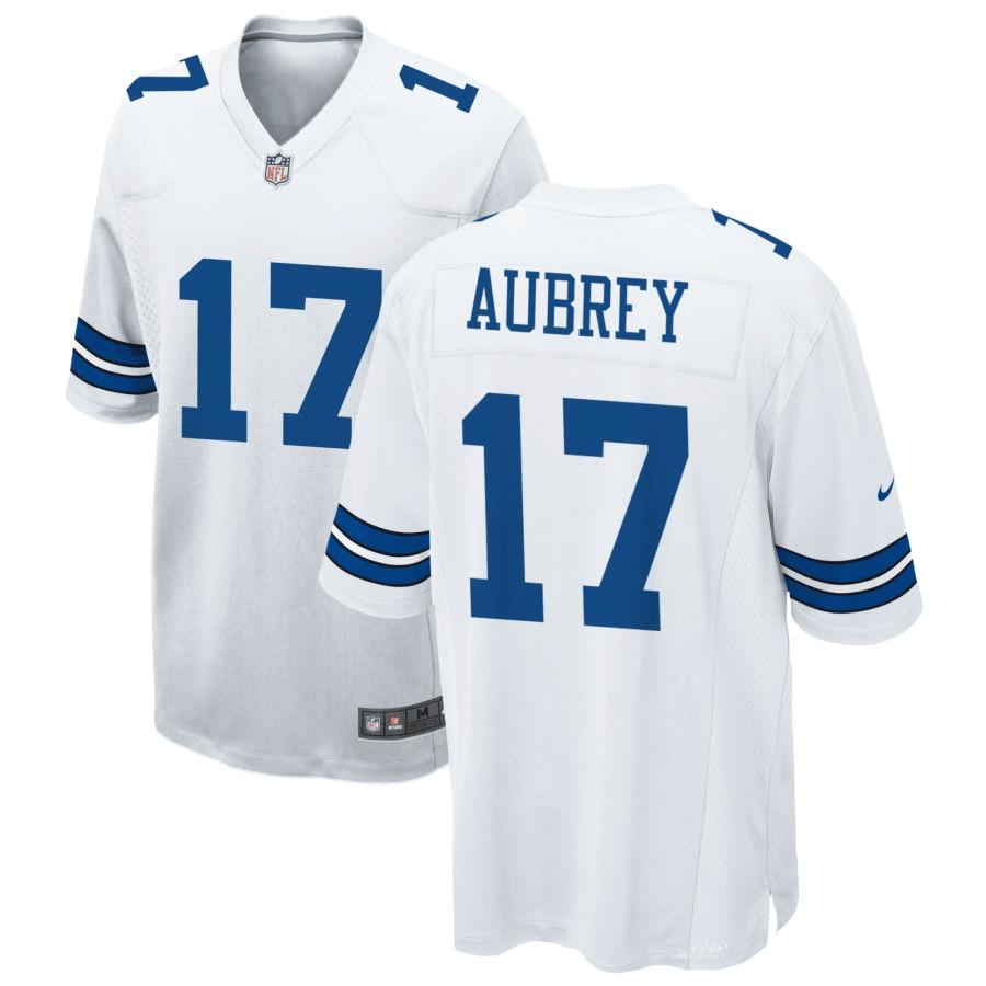 Brandon Aubrey Dallas Cowboys white Limited jersey