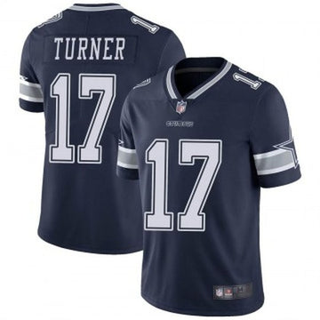Malik Turner Dallas Cowboys navy Vapor jersey