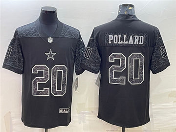 Tony Pollard Dallas Cowboys black Limited jersey