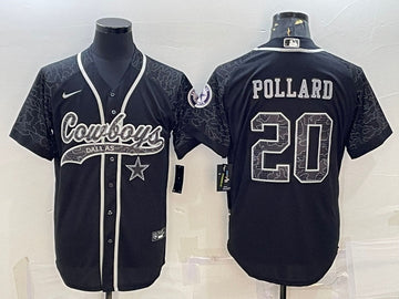 Tony Pollard Dallas Cowboys black jersey