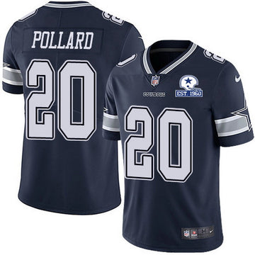 Tony Pollard Dallas Cowboys navy Limited jersey