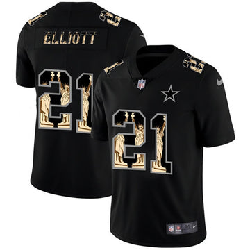 Ezekiel Elliott Dallas Cowboys black Limited jersey