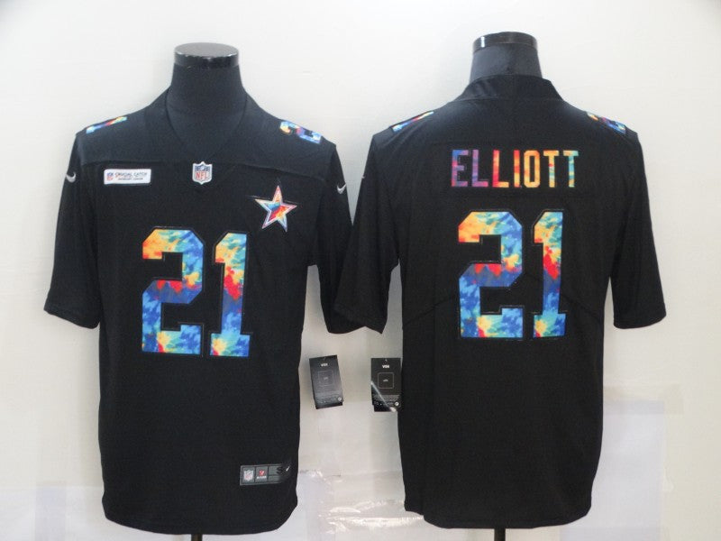 Ezekiel Elliott Dallas Cowboys black Limited jersey