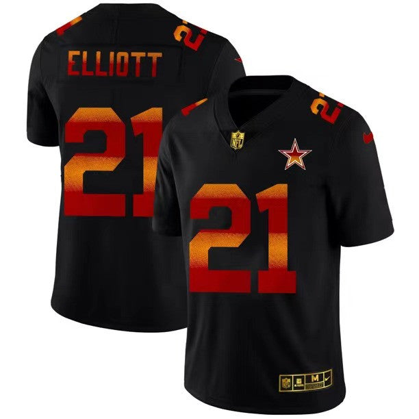 Ezekiel Elliott Dallas Cowboys black Limited jersey