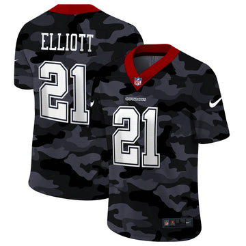 Ezekiel Elliott Dallas Cowboys camo Limited jersey