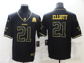 Ezekiel Elliott Dallas Cowboys black Limited jersey