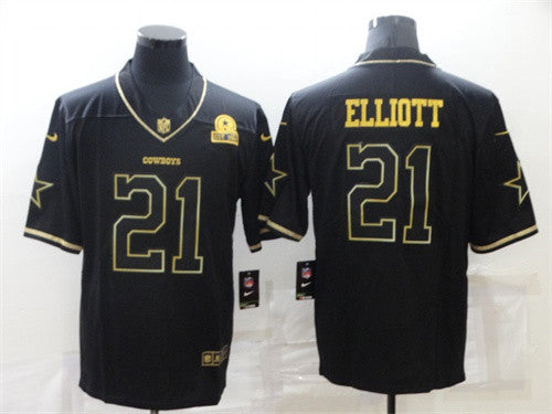 Ezekiel Elliott Dallas Cowboys black Limited jersey