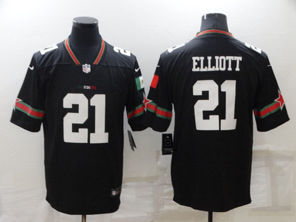 Ezekiel Elliott Dallas Cowboys black jersey