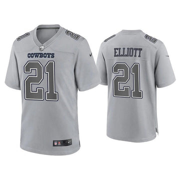 Ezekiel Elliott Dallas Cowboys gray Game jersey