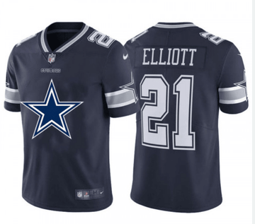 Ezekiel Elliott Dallas Cowboys navy Limited jersey