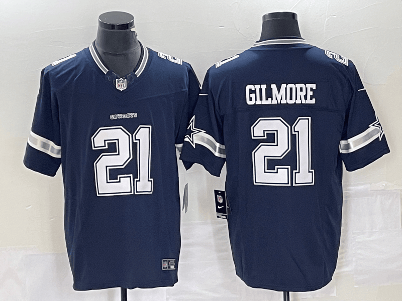 Ezekiel Elliott Dallas Cowboys navy FUSE jersey