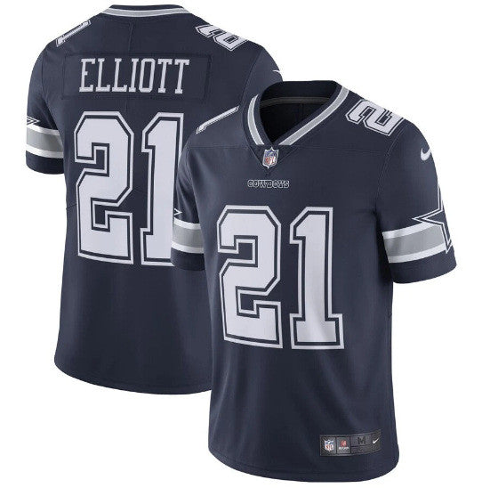 Ezekiel Elliott Dallas Cowboys navy Vapor jersey