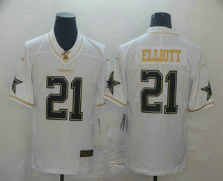Ezekiel Elliott Dallas Cowboys white jersey