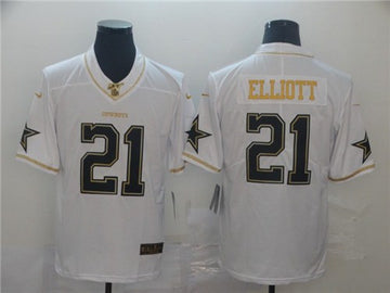 Ezekiel Elliott Dallas Cowboys white jersey