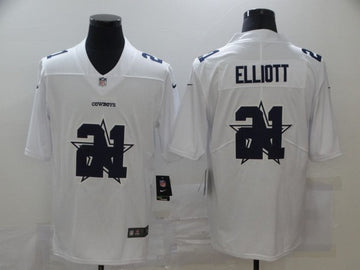 Ezekiel Elliott Dallas Cowboys white Vapor jersey
