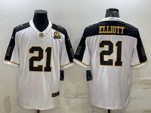 Ezekiel Elliott Dallas Cowboys white Limited jersey