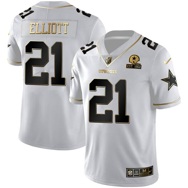 Ezekiel Elliott Dallas Cowboys white Limited jersey